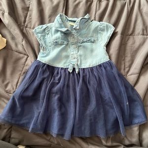 Tule skirt with demin top dress